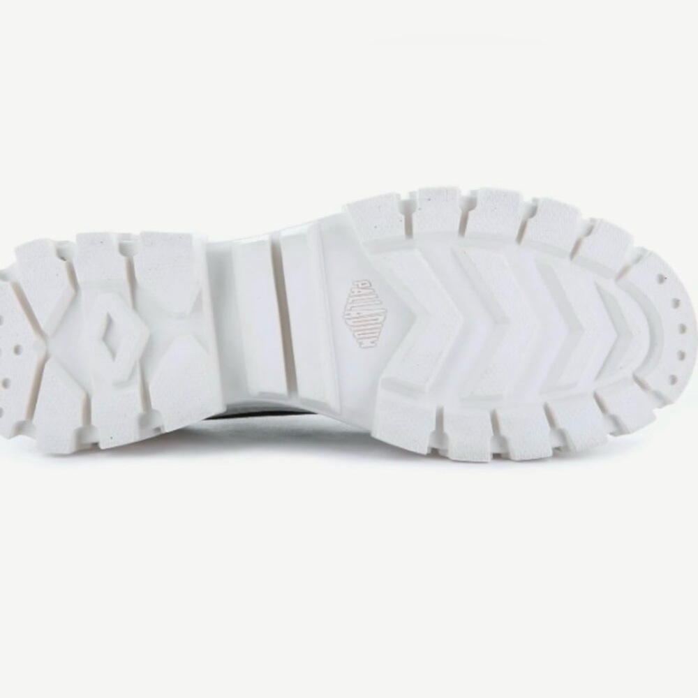 Palladium Revolt Lo TX Platform Sneakers Womens US Size 8 Black/Marshmallow - Picture 4 of 16